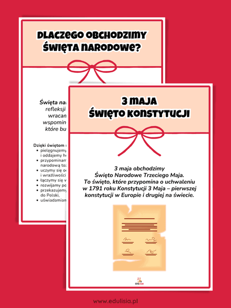 gazetka maj, święto konstytucji trzeciego maja