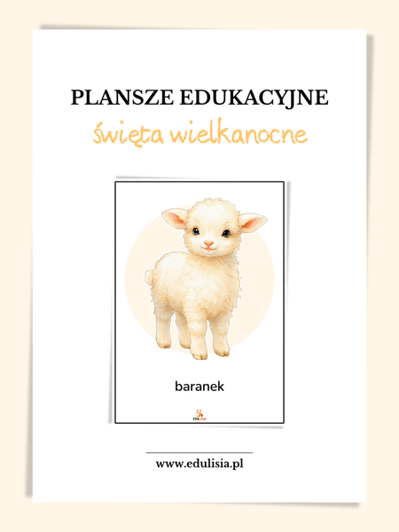 Święta wielkanocne - plansze edukacyjne