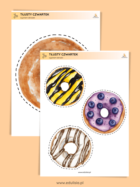 Tłusty czwartek pomoce dydaktyczne do druku