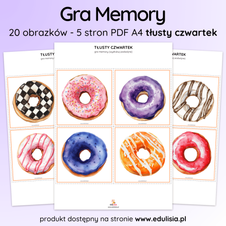 Tłusty Czwartek - Gra: Memory