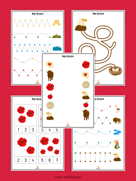 karty pracy polska przedszkole pdf do druku