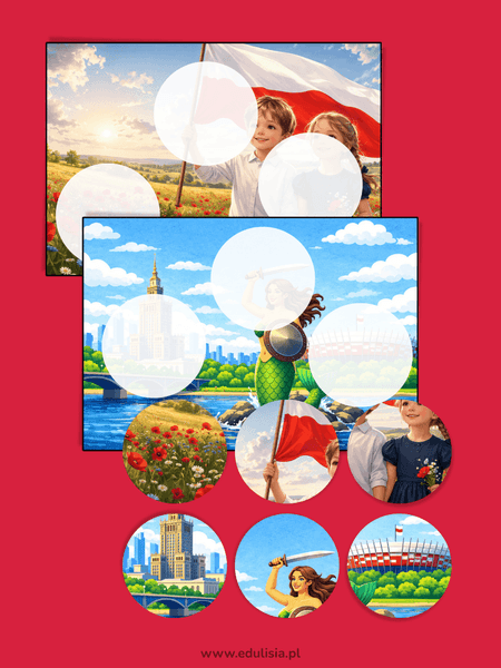 polska - układanka i puzzle do druku dla dzieci