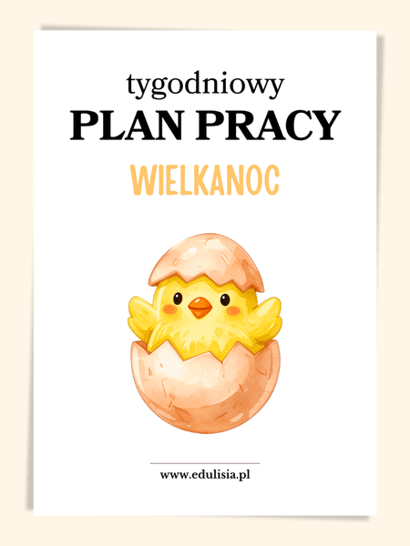 Tygodniowy plan pracy - WIELKANOC