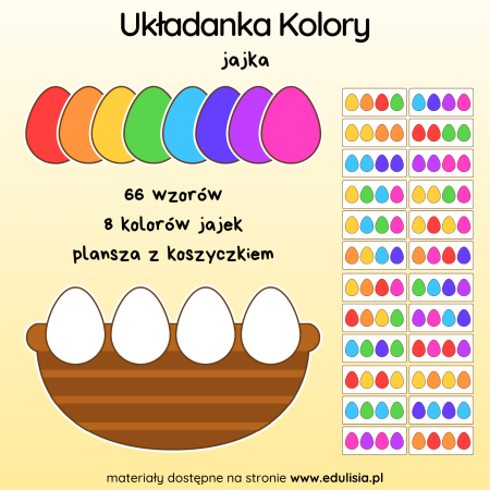 Jajka - Układanka Lewopółkulowa