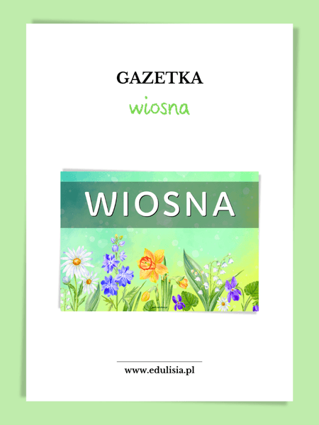 Wiosna - gazetka