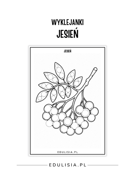 Jesienne wyklejanki dla dzieci – liście, dynia, grzyby i jesienne motywy