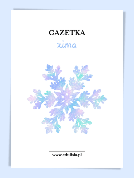 Zima - gazetka