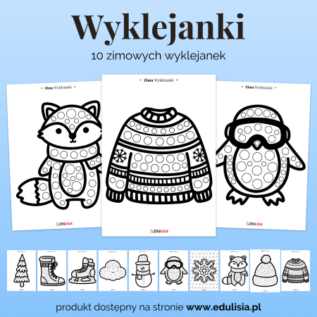Zima - Wyklejanki