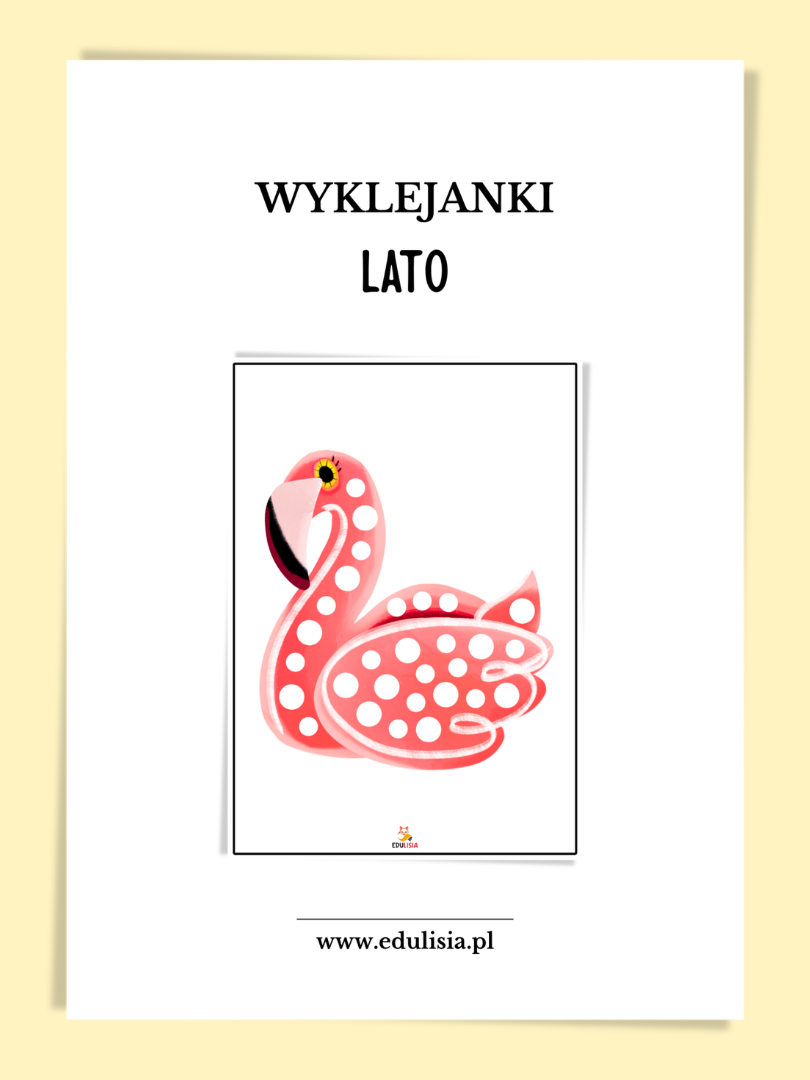 Letnie wyklejanki do przedszkola motoryka mała