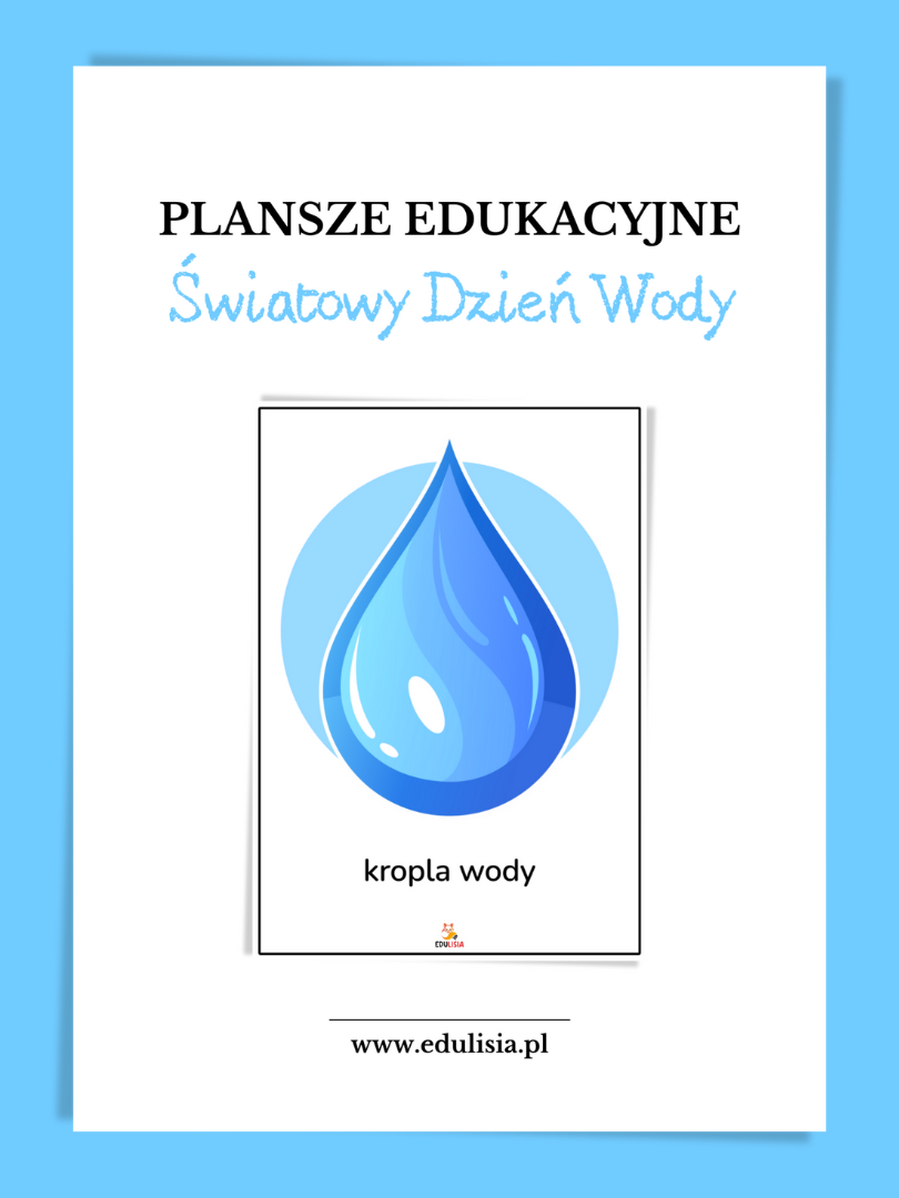 światowy dzień wody plansze edukacyjne do druku