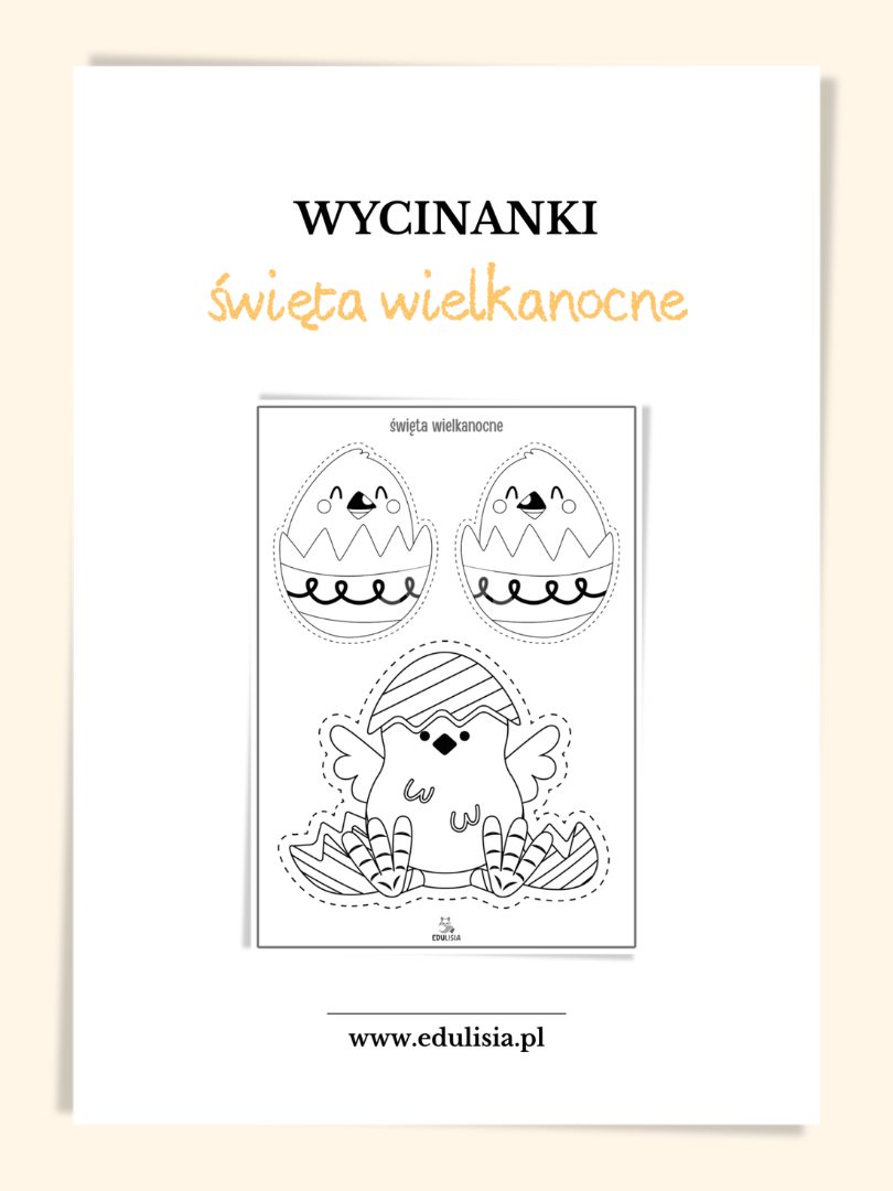 wielkanoc wycinanki do druku