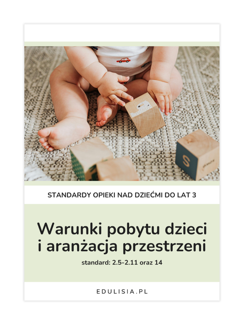warunki pobytu dzieci i aranżacja przestrzeni - wzory dokumentów do żłobka
